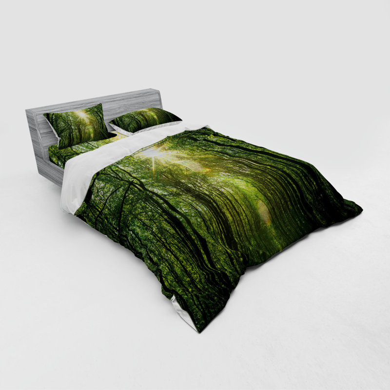 Ensemble de housse de couette forest, Housse de couette grand + 3 pièces supplémentair