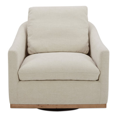Coriyah Upholstered Swivel Armchair by Birch Lane