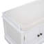 Banc de rangement pour chaussures avec 4 portes, tablettes réglables et coussin amovible pour le salon, le vestibule-2070410140