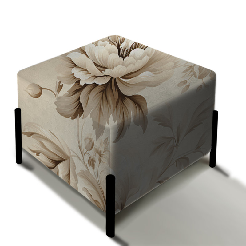 Repose-pieds Minimaliste Chic Victorian I - Floral