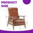 Modern Wood Arm Push-Back Recliner Chair - Effortless Comfort & Timeless Design-1598005183