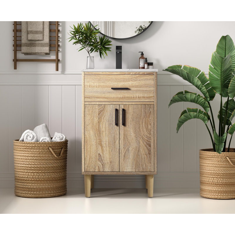 Chandler 20 inch Single Bathroom Vanity, Mango Wood