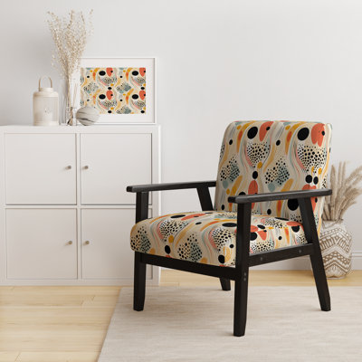 Chaise à accoudoirs rembourrée Tribal Essence