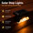Solar Powered LED Deck Lights Outdoor Waterproof Step Lights for Fence Stairs Yard Pathway-82537931