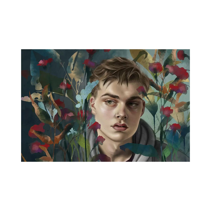 Garden 1 Piece Painting on Canvas, 30.48 cm H x 45.72 cm W, Wrapped Canvas