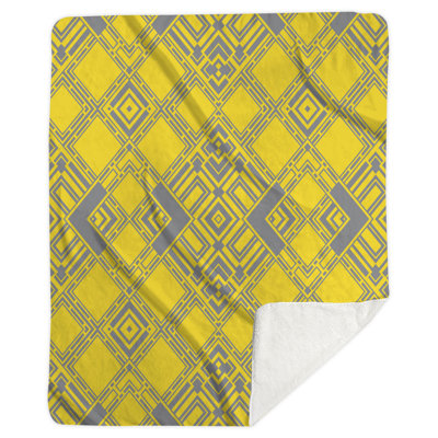 Abstract Rectangular Polyester Comforter