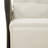  Garden Dining Set Black, Cream White
