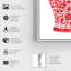 «Red Chinese II» - cadre flottant, impression-60398262-60398263-60398264
