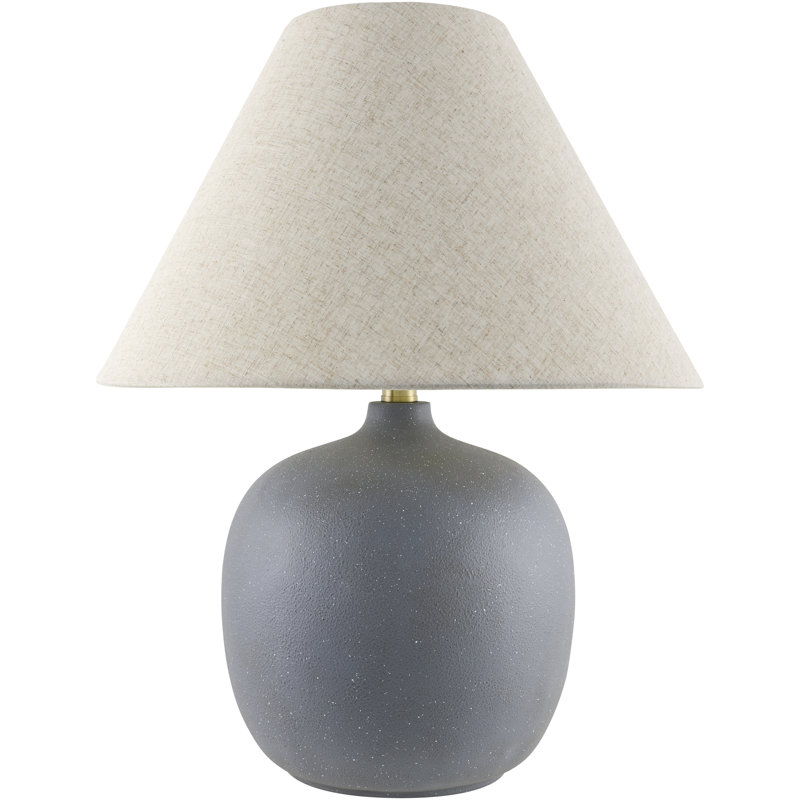 Burlison Makurdi Table Lamps, Wheat, Gray