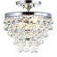 Plafonnier semi-encastré 2 lumières 13 po Pell-33486040-71027004