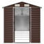 Brenza Garden Shed 191x725x198 cm Galvanised Steel-1782268238