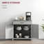 Buffet Farmhouse avec tablette réglable-1247107589