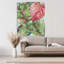 Toile à feuilles de palmier, design par Anne Tavoletti-465125312