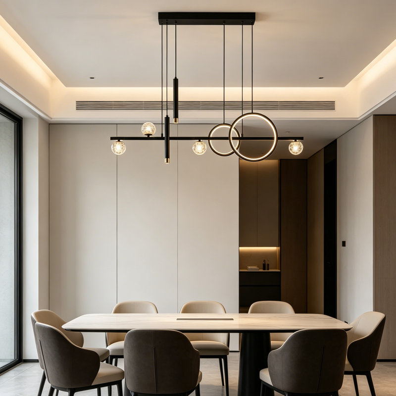 Modern Linear LED Pendant Light