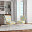 Chaise d'appoint rembourrée Tile Geometric