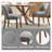 Upholstered Dining Side Chairs Set of 4-705286578