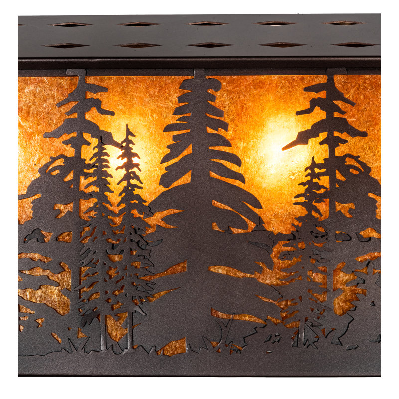 Doby 6 - Light Pendant, 43" H x 48" W x 17" D, Mahogany Bronze