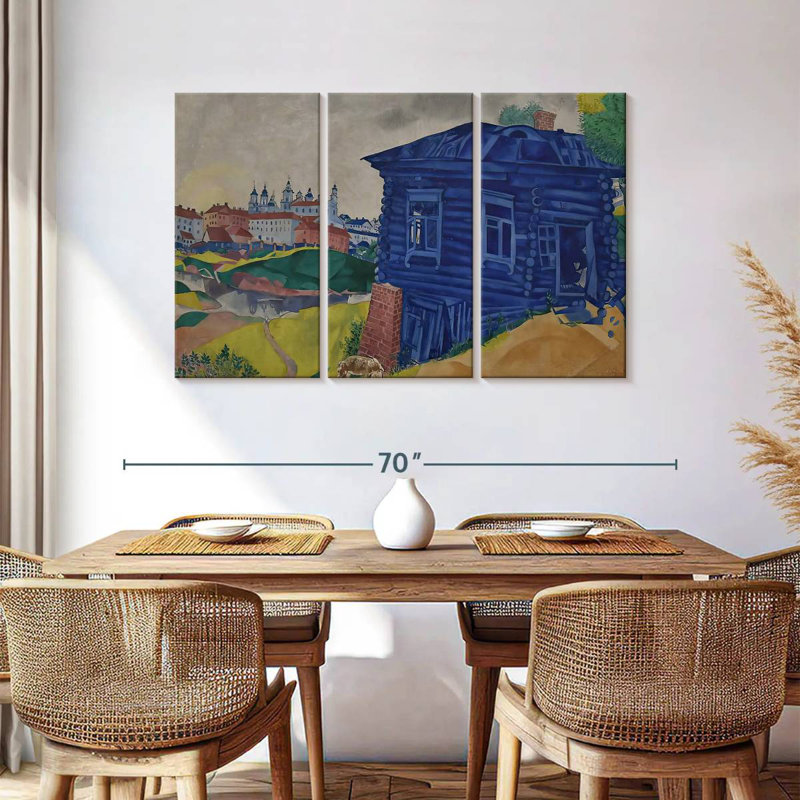 Avery La Maison Bleue, 36" H x 57" W