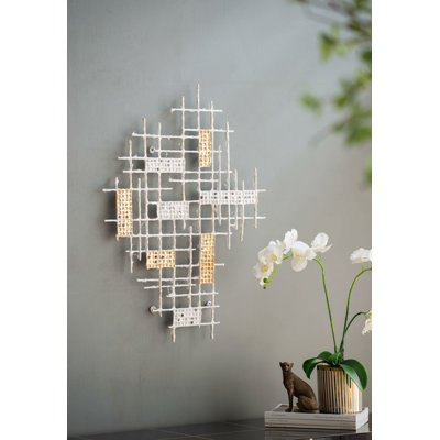 31.7X1.6X23.6" Wall Decor For Living Room