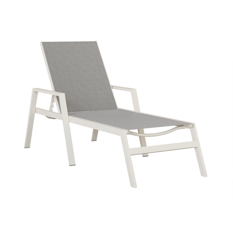 Méridienne Berlin Gardens Vida, Gris, Matte White