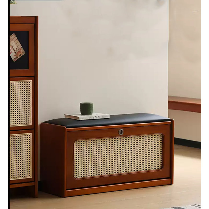 Banc de rangement Mid-Century