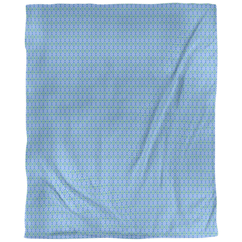 Housse de couette simple Katelyn Elizabeth, Housse de couette simple TG, Bleu / aigue-marine moyen