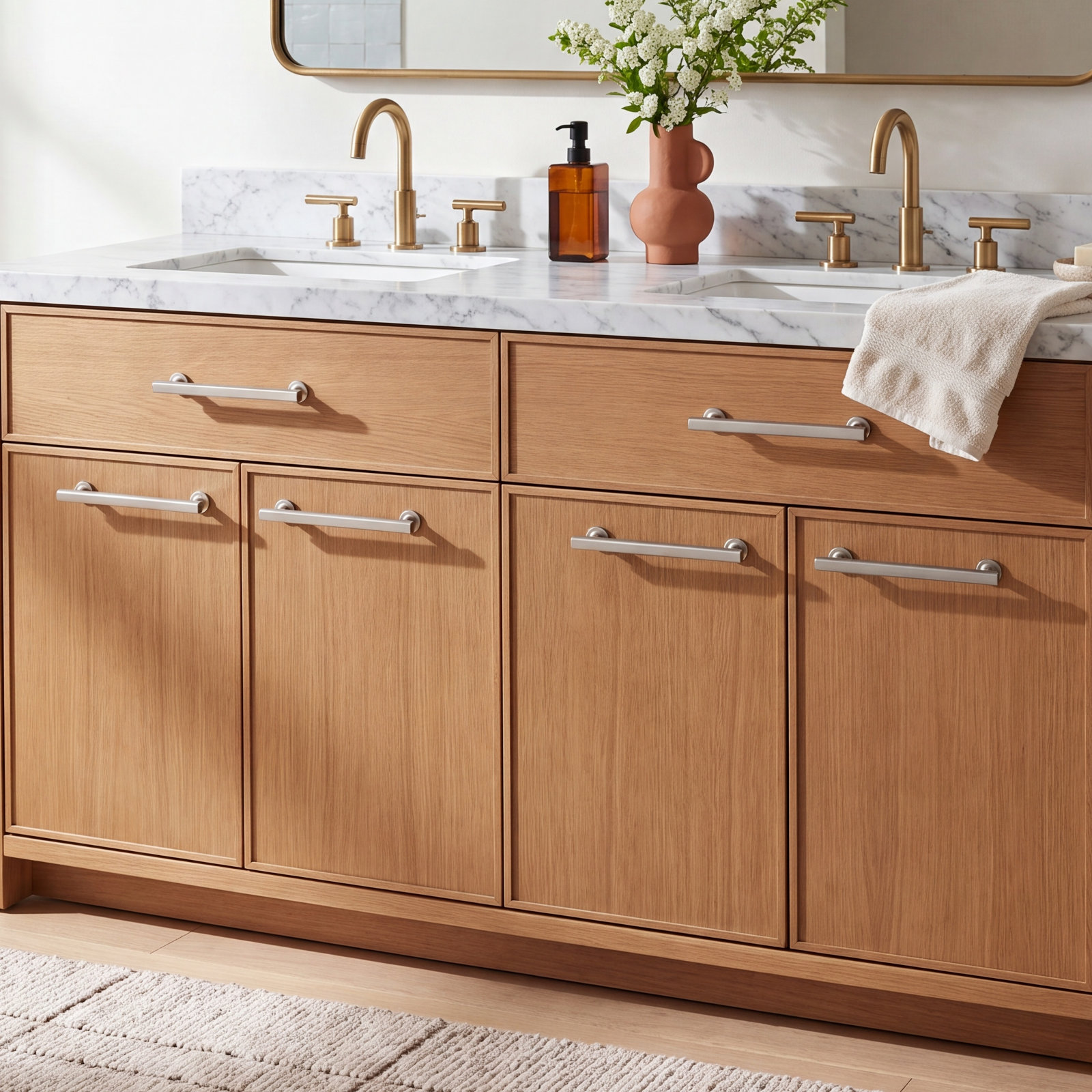 Flynn Bar Cabinet Pull, Satin Nickel, 5 1/2"