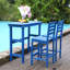 Ensemble de table et chaises de bar extérieur Hdpe, ensemble de chaises de bar Adirondack.