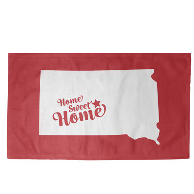 Tapis en coin rouge doux home Pierre