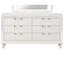 Commode Genoa G05790-D (sans miroir), blanc scintillant
