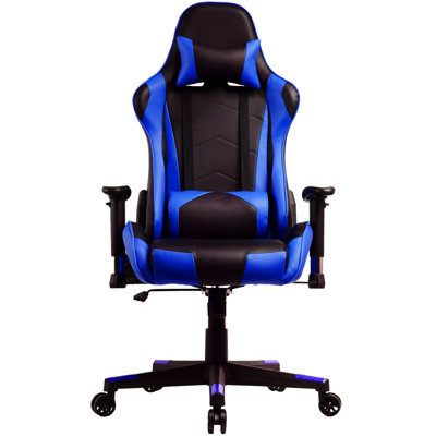 Trule Adjustable Reclining Ergonomic Faux Leather Swiveling PC & Racing Game Chair