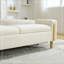 Shryock rembourré en chenille avec accoudoirs et pieds robustes-453756283
