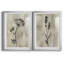 «Sumi-e Silhouette I», ensemble de 2 reproductions d'art-1917085880-1917085885-1980170826