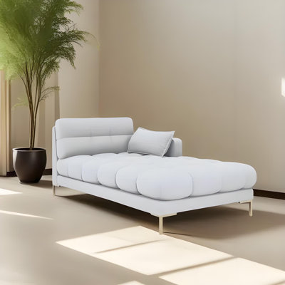Simple modern fashion flannelette chaise lounge