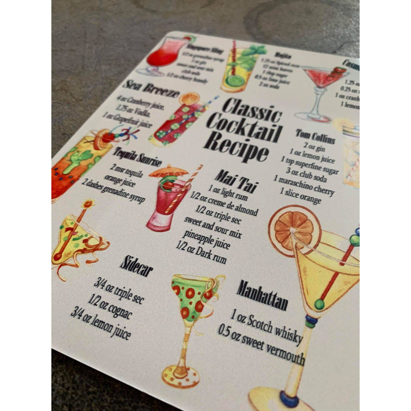 Handmade Food & Beverage Wall Decor on Metal, 60cm H x 40cm W