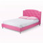 Lit plateforme en similicuir Karina, rose, H 39,51 po x l 62,76 po x L 85,97 po Karina-744098872-744098868