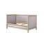 Charlton Beige Linen & Weathered Oak Finish Daybed