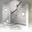 Applique murale à DEL pour l'intérieur - Applique murale moderne en nickel brossé pour l'intérieur-821690755