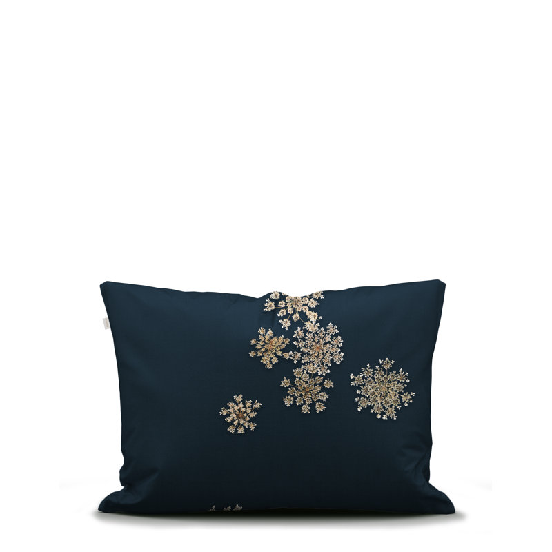 Lauren 144 TC Duvet Cover Set, 135 x 200cm Duvet Cover + 1 Pillowcase, Blue