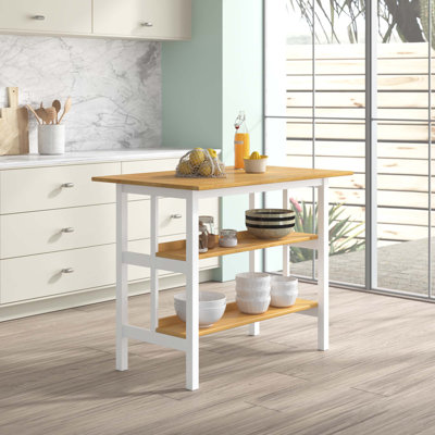 Aryana Solid Wood Prep Table