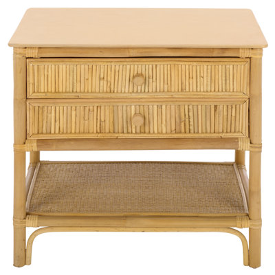 Table de chevet 2 tiroirs Delbert