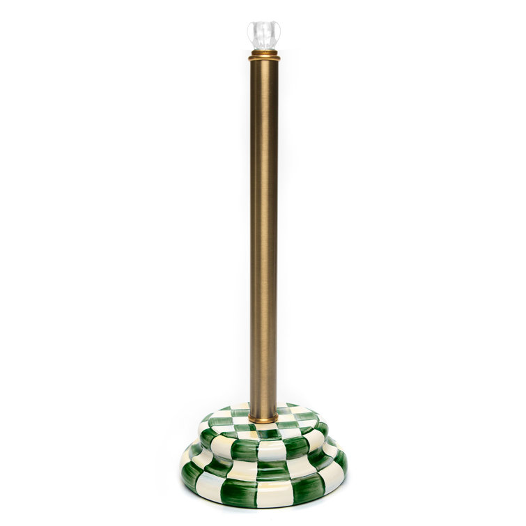 Emerald Check Toilet Tissue Storage