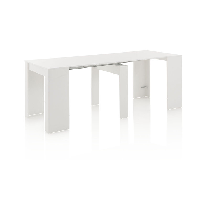 Abdinasir Dining Table, Gloss White