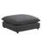 128" Sectional Sofa With Movable Ottoman, Charging Ports And Back Pillows-615756799