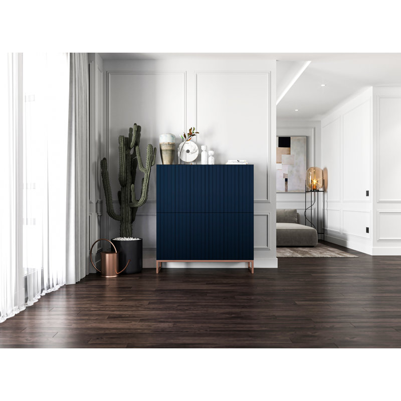 Sideboard Parthena 112 cm, Navy Blue