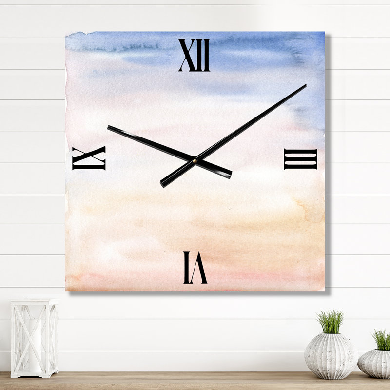 Horloge murale pastel, Grand