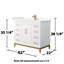 Ensemble de meuble-lavabo simple 42 po Marlena-79721525-79721526-97966620