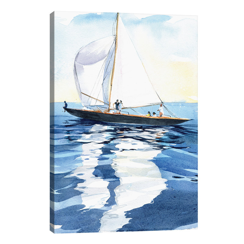 Under The Sails - Wrapped Canvas Painting, 152.5 cm H x 101.5 cm W