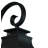 Raedawn Seeded Glass Outdoor Wall Lantern-716574625-782869574-782869572