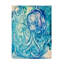 Art mural sur toile tendue - «Curious Octopus» par Amy Tieman pour décoration de salon, de chambre à coucher ou de bureau - 24 x 32